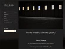 Tablet Screenshot of kulturasjecanja.org